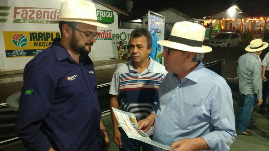 Dimas-expogurupi-1024x576 Governador Wanderlei Barbosa, Laurez Moreira e Ronaldo Dimas visitam 48º Exposição Agropecuária de Gurupi