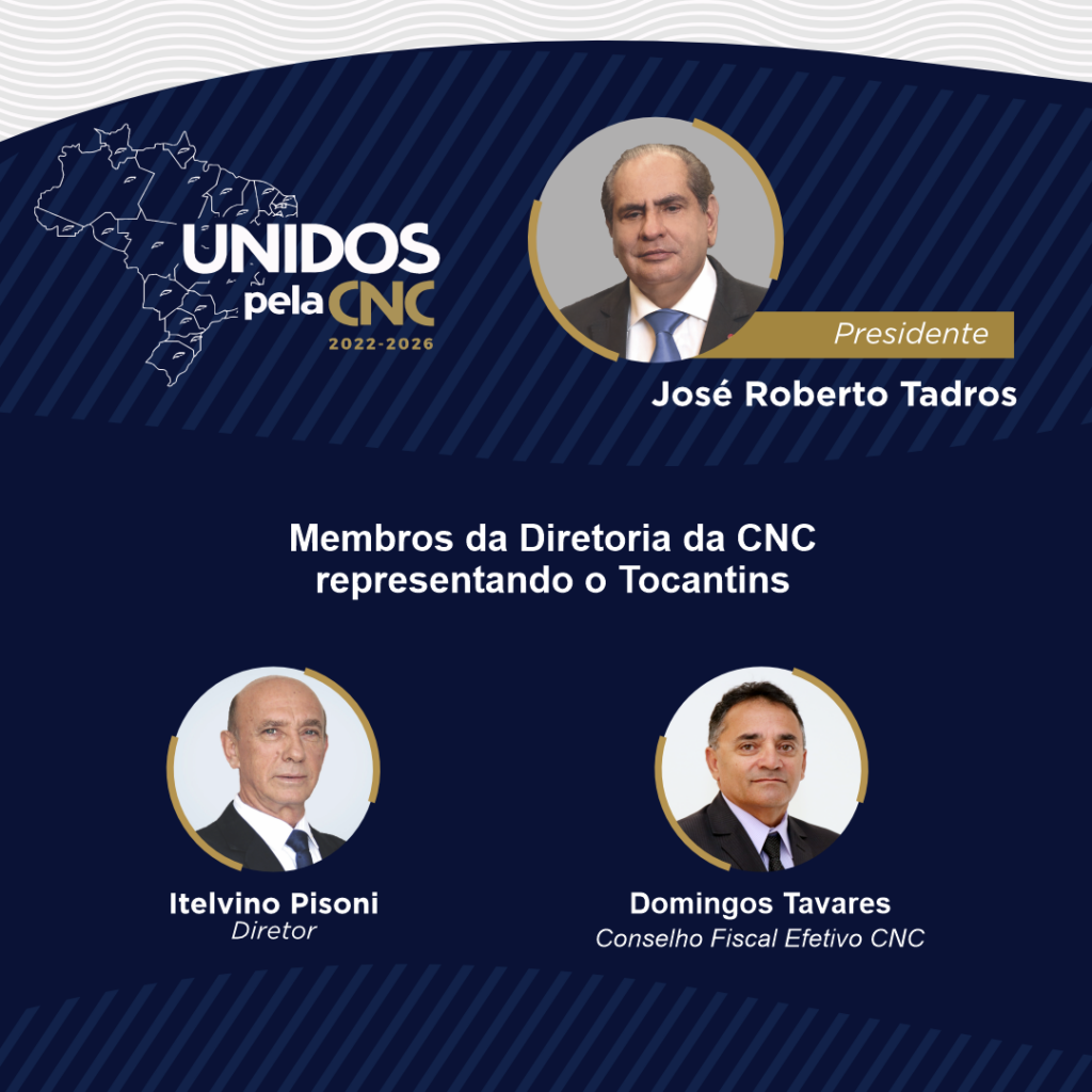 Fecomercio-1024x1024 José Roberto Tadros é reeleito como presidente da CNC, Itelvino Pisoni e Domingos Tavares representam Tocantins na nova diretoria