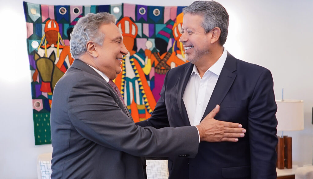 Vice-governador Laurez Moreira se reúne com presidentes da Câmara, Arthur Lira e do Senado, Rodrigo Pacheco, em Brasília