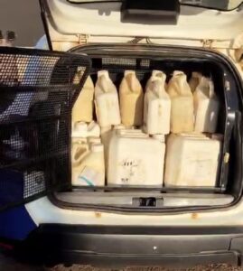 Em Cariri, PM prende suspeitos de furtos de produtos agrícolas em fazenda