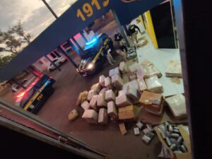 Em Guaraí/TO, PRF realiza maior apreensão de drogas do ano no Tocantins