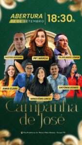 Igreja Pentecostal Arca inicia Campanha de José com promessas de muitas bênçãos