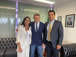 Em visita ao senador Irajá e Eduardo Siqueira recebe apoio para obra do Hospital de Urgência e Emergência de Palmas