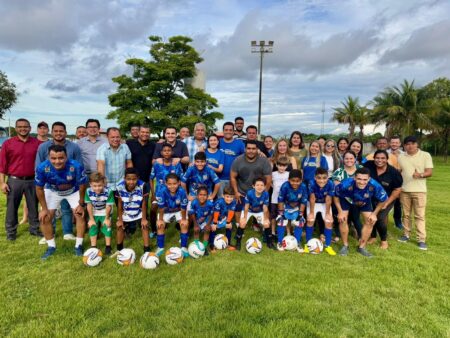 Deputado Gutierres Torquato lança o novo CT Gratidão Tocantins de Futebol Society, para atender 300 crianças em Gurupi