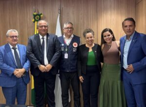 Com ministro Padilha, Prefeita Josi busca em Brasília investimentos para saúde de Gurupi