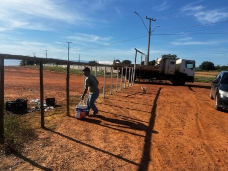 Praia em Luzimangues já recebe preparativos para a temporada de praia