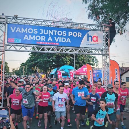Esportes: Mais de 600 pessoas participam de momento de integração em evento em prol do Hospital do Amor em Gurupi