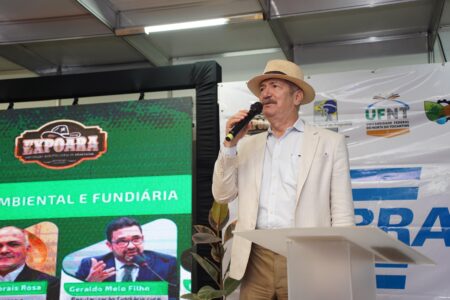 Na Expoara, ex-ministro Aldo Rebelo ministra palestra sobre “Perspectivas do Agro no Brasil”