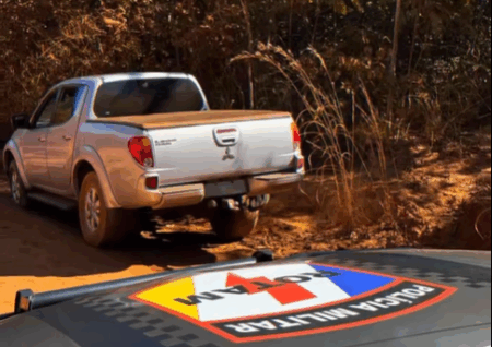 Bandidos fazem reféns durante roubo em fazenda em Porto Nacional, PM recupera pertences