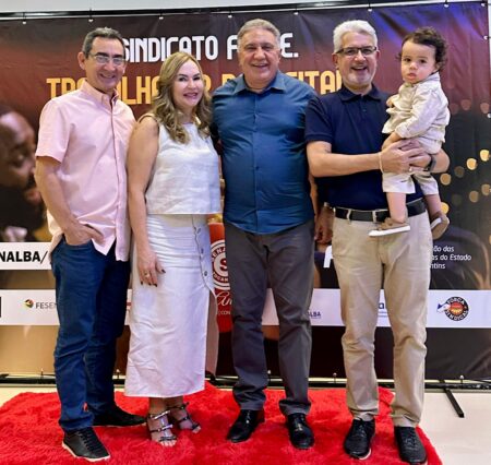 Durante o encontro do Senalba/TO, Laurez destaca valorização do servidor, fortalecimento dos sindicatos e parcerias com instituições como o Sistema S