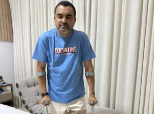 Governador Wanderlei Barbosa rompe ligamentos do joelho e vai passar por cirurgia