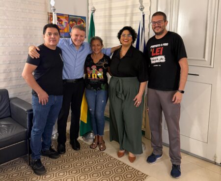 Coletivo SOMOS articula encontro entre Sintet e prefeito Eduardo Siqueira Campos