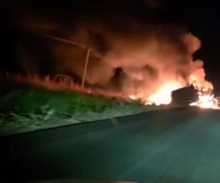 Sul do estado: Quatro pessoas ficam feridas após batida entre veículos em rodovia