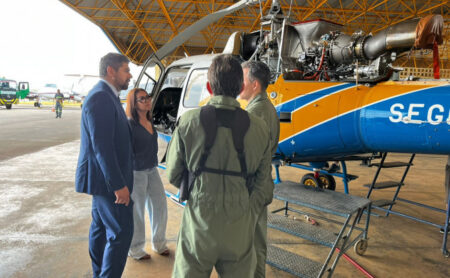 Segurança do Tocantins recebe novo motor de R$ 5,6 milhões para helicóptero do Ciopaer