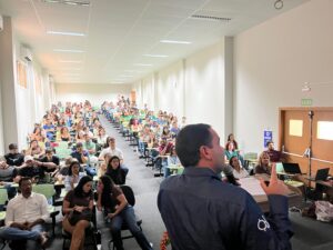 João Victor Stival destaca o papel do melhoramento genético bovino durante o evento “Donas da Terra” na UFT Gurupi