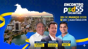 Articulado por Laurez e Irajá, PSD reúne cúpula nacional e lideranças estaduais em Palmas nesta quarta-feira