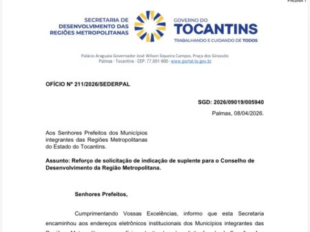 URGENTE! Região Metropolitana de Gurupi mobiliz gestores