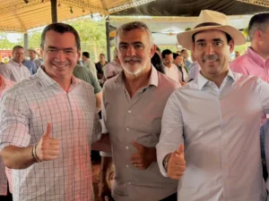 PSDB e MDB oficializam pré-candidatura de Vicentinho Júnior e Alexandre Guimarães em evento com lideranças nacionais de diversos pré-candidatos à Câmara e à Assembleia