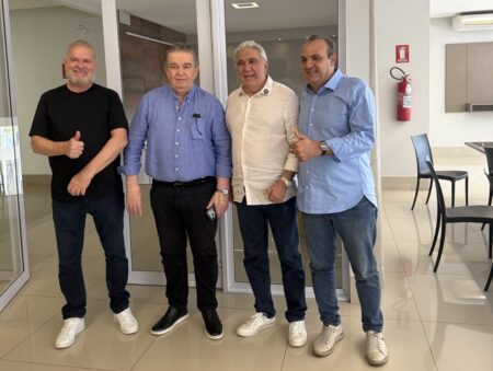 Laurez Moreira e Mauro Carlesse reúnem-se com presidente da Pado para discutir investimentos no Tocantins