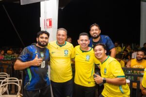 Luxemburgo fortalece a torcida pelo Brasil no Jardim Aureny III em Palmas