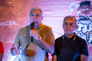 Laurez Moreira realiza Convenção Por Todo Tocantins com ministros de Lula e oficializa chapa da coligação