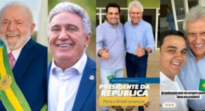 Apoio de Laurez a Lula contrasta com posicionamento de aliados que caminham com Caiado na disputa presidencial