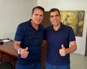 Gaguim agradece apoio de Ricardo Ayres para disputa ao Senado e destaca atuação conjunta em Brasília